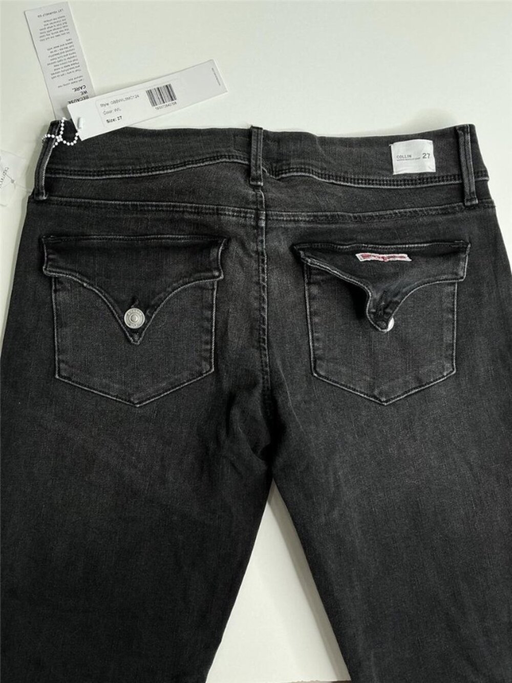 Hudson Jeans Women’s Size 27 Black Wash- Low Rise Bootcut Made in USA, Y2K Style